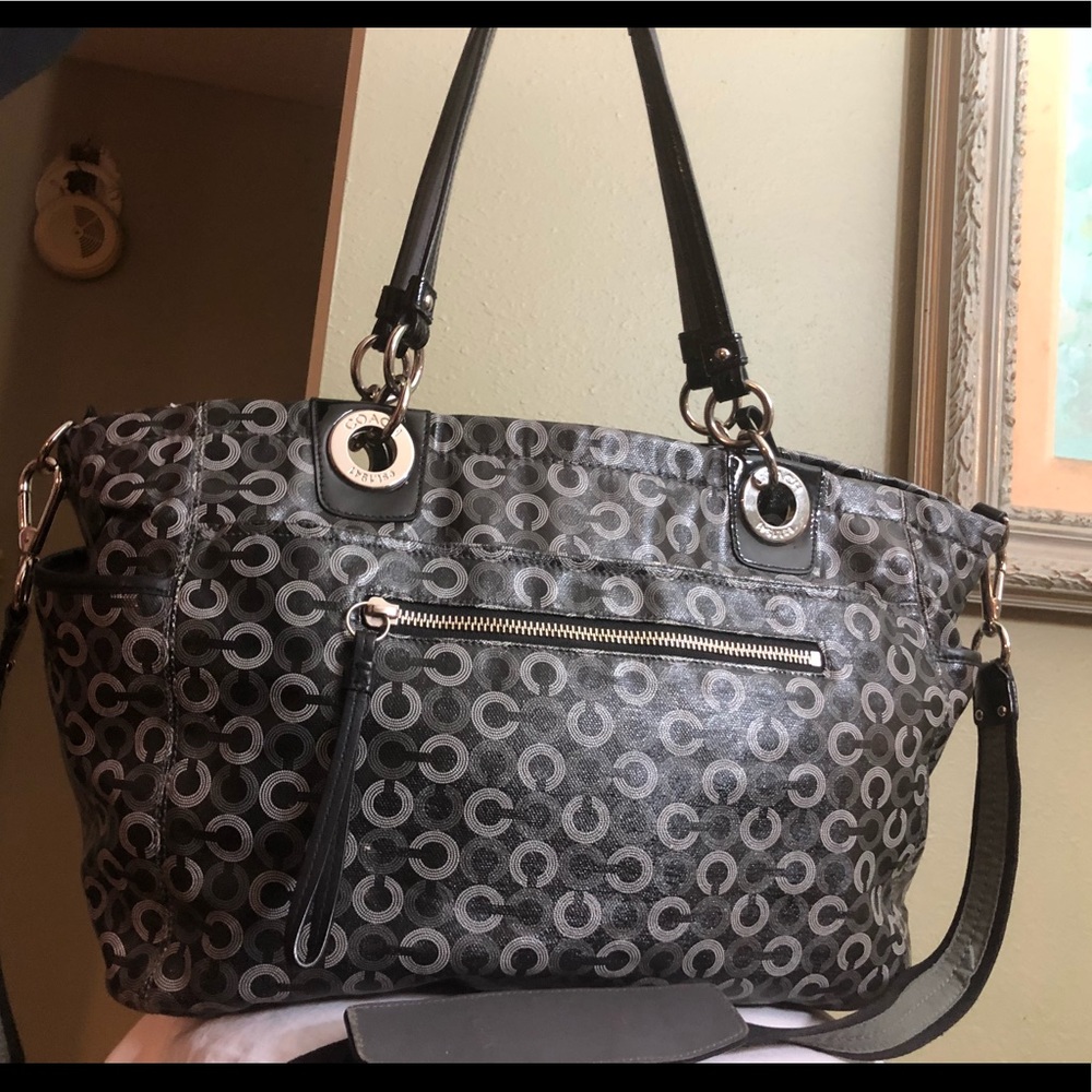 Coach signature diaper bag!